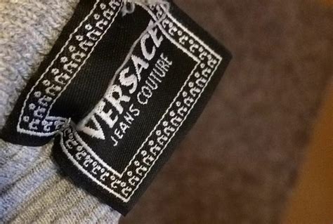 fake versace jeans couture label|Versace clothing authenticity check.